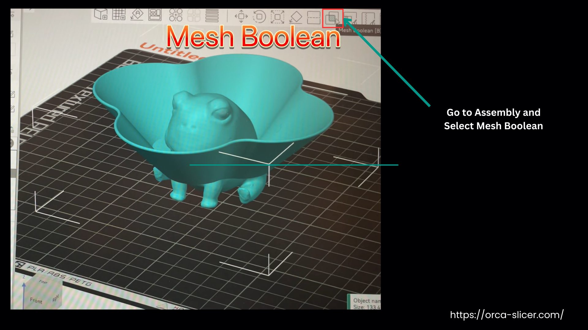 Select mesh boolean