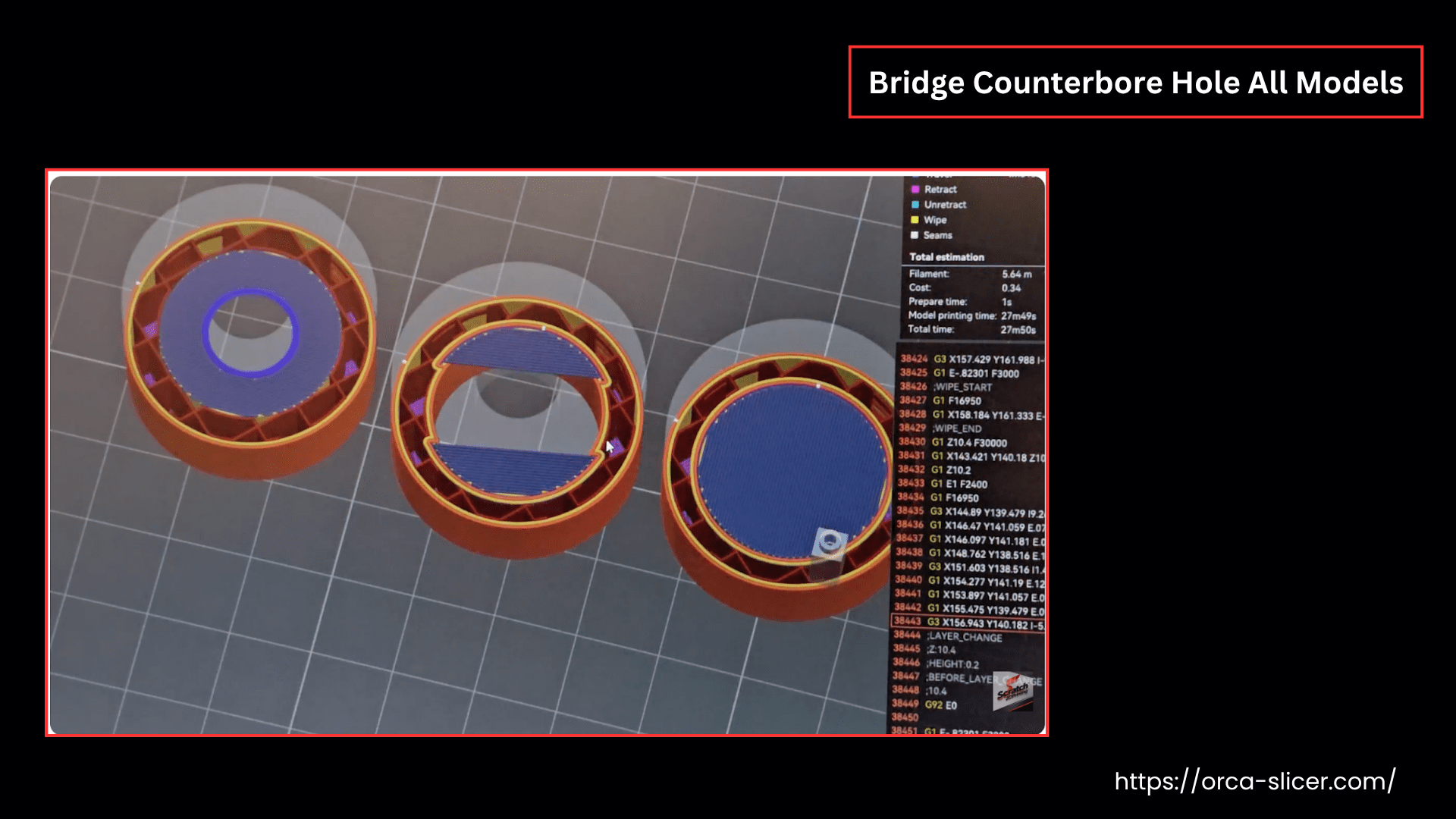 Bridge Counterbore Hole - All Models